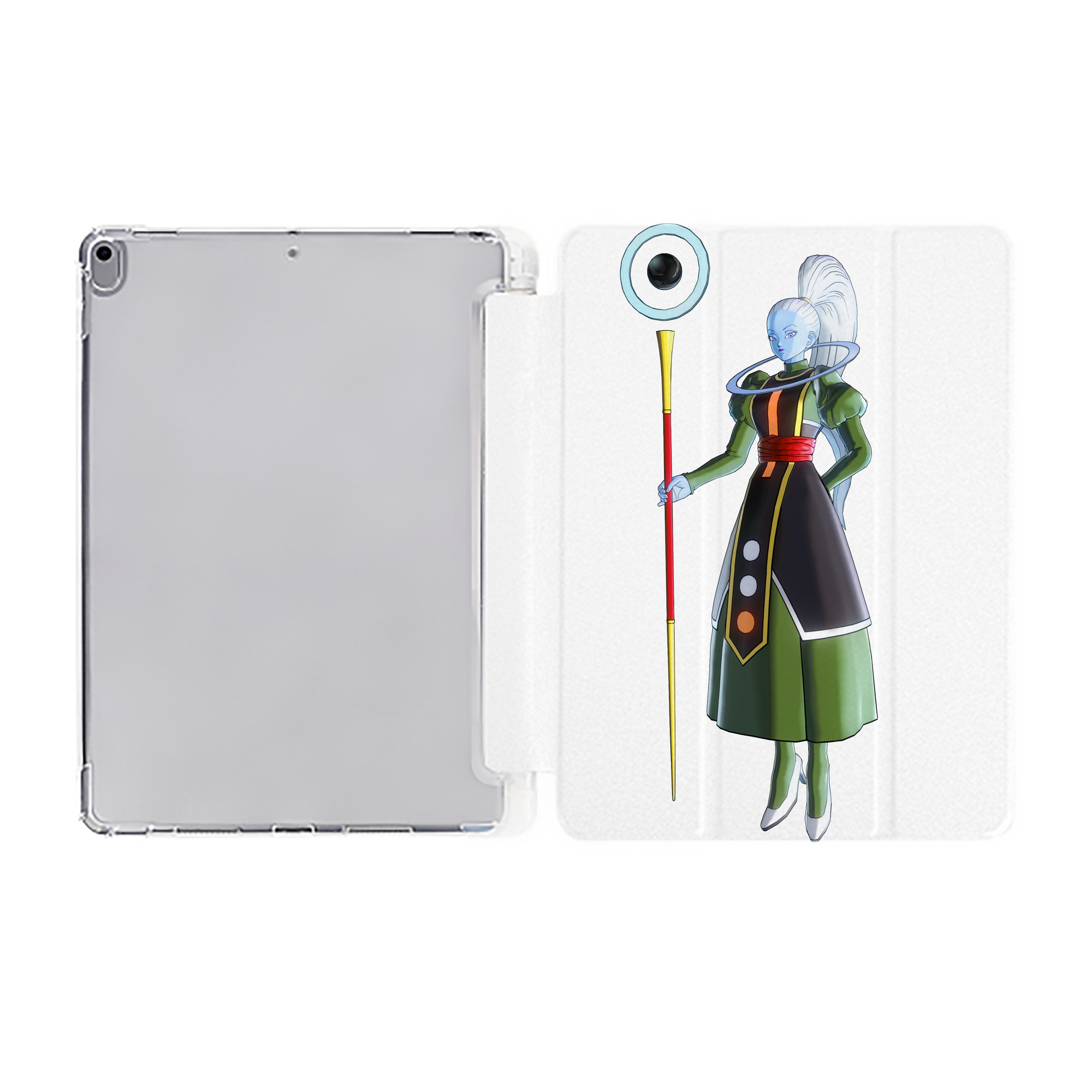 （画像用） ドラゴンボール DRAGON BALL IPad ケース ペン収納付き 三つ折りスタンド PUレザー×シリコン 対応機種9.5/10.5/10.9インチ
